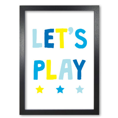 Let's Play - Print