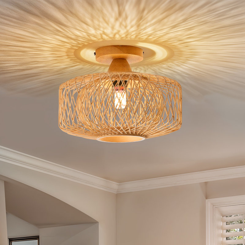 Manufactured Wood Flush Mount
