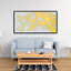 Gold Stains Print On Canvas-98694300