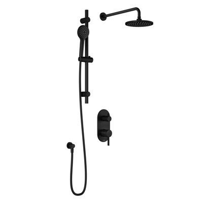 Basico Pressure-Balance (Temperatute and Volume) Shower Faucet with Rough-in Valve
