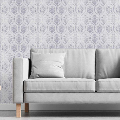 Raybon Peel & Stick Damask Roll