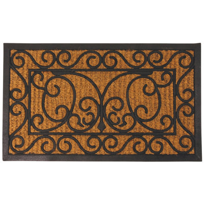 Rectangle Rubber/Coir Doormat