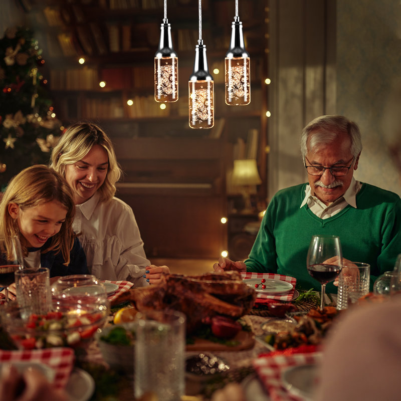 Caskie 3 - Light LED Cluster Pendant