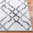 Peaks Geometric Ivory/Gray Area Rug-1740239908
