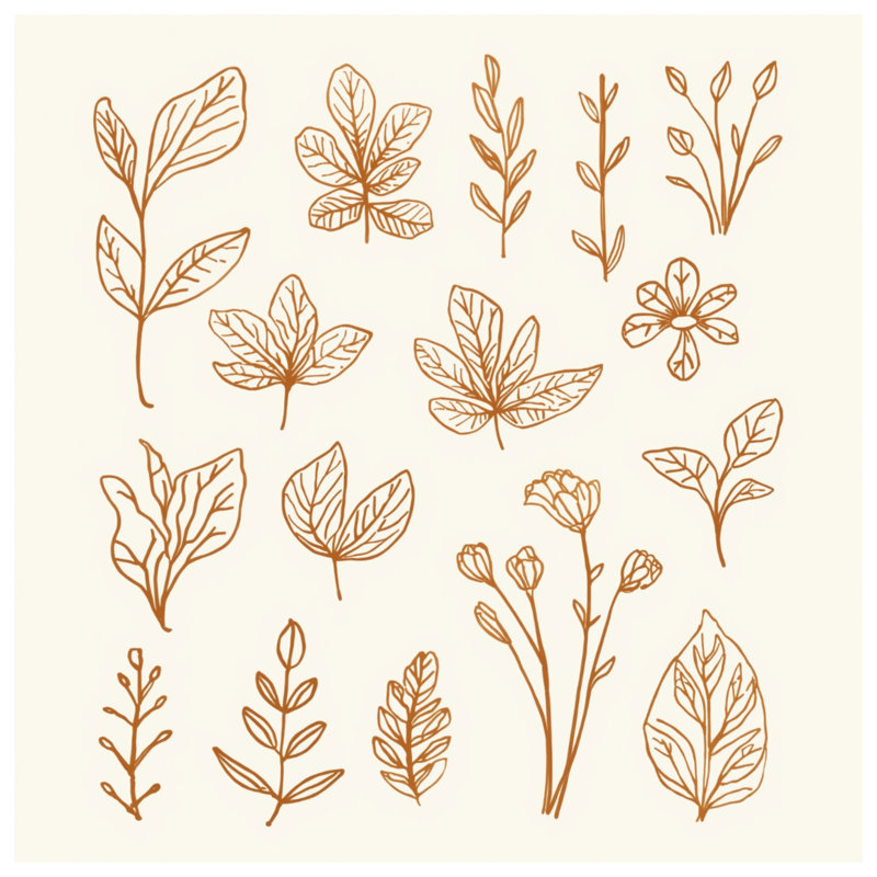 Rideaux de fenêtre Botanical Line Art, 50 po x 92 po - 1 panneau, Transparent