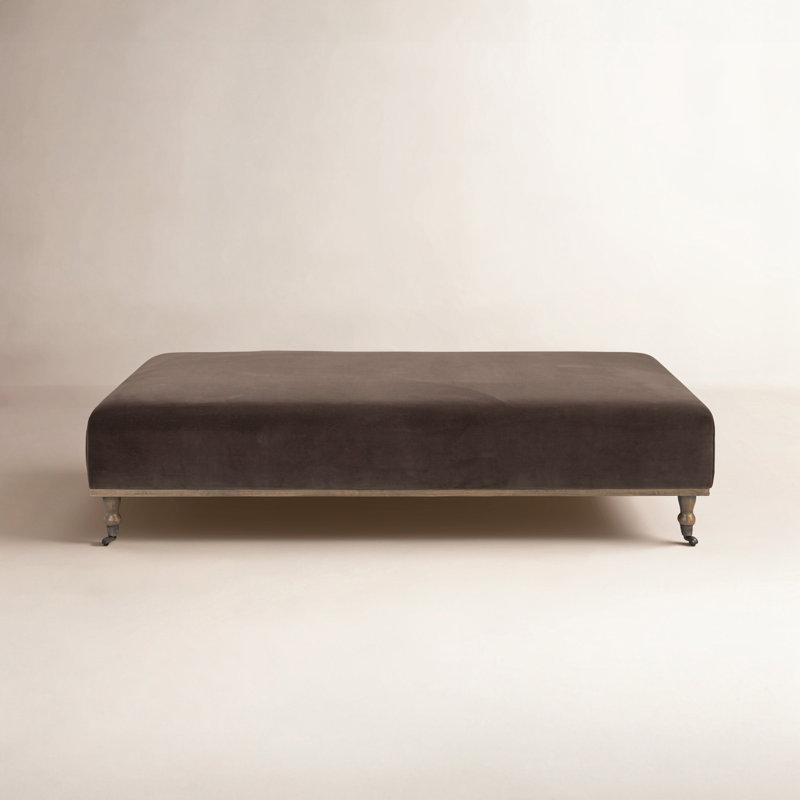 Harlin Cocktail Ottoman-Surrey Cocoa