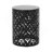 Patio End Table with Metal Frame,Round Top-1294166694