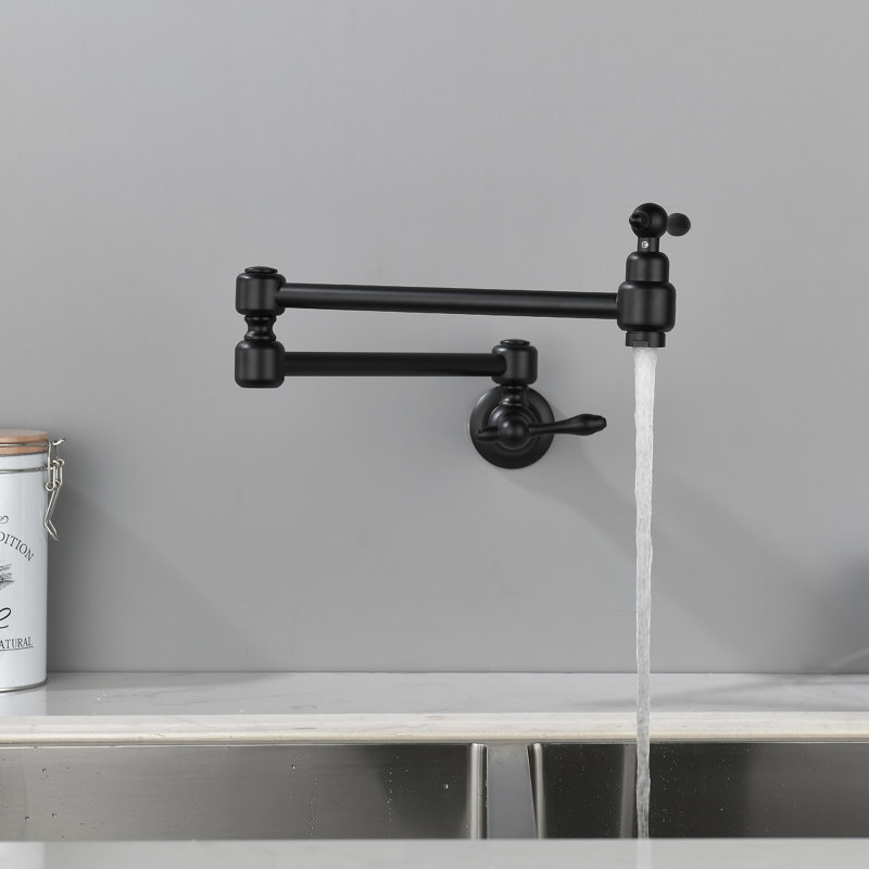 SHAMANDA Kitchen Faucet, Matte Black