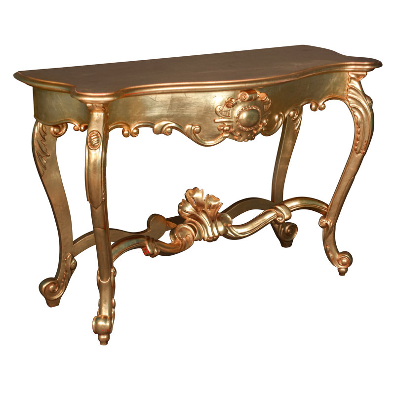 Chateaux De Rochecotte Gilded Console Table