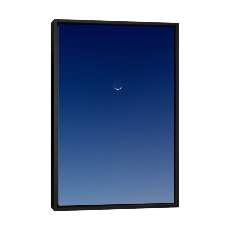 « blue gradient » par geoffrey ansel agrons, reproduction de photo sur toile, H 26 po x l 18 po x P 1,5 po, Pas de tapis