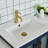 Brescia 48" Single Sink Freestanding Bathroom Vanity with Ceramic Top and Matching Mirror-62326211