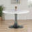 Round Marble Top Metal Base Dining Table