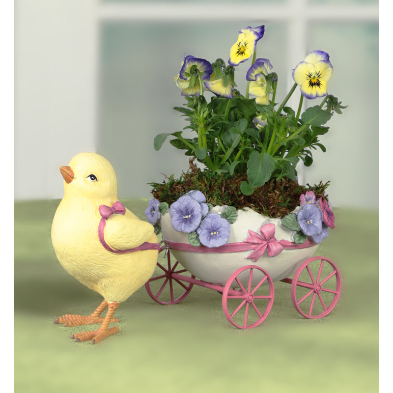 Poussin avec chariot - 8,5 po x 4,5 po