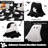 Smoofy Halloween Comforter Set 3 Pieces- 3D White Ghosts Lightweight Comforter With Two Pillowcases-116833419-116833422