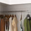 Garde-robe d'angle en forme de L