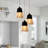 3 - Light Black Cluster Pendant