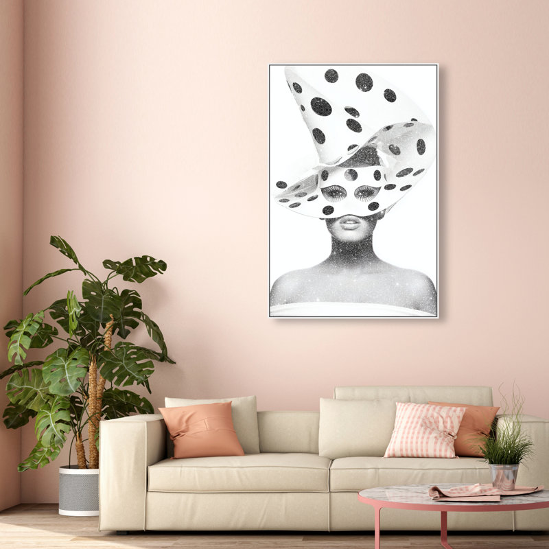 Spotted Sovereign Print by Oliver Gal, 46"H x 31"W, White Floater Frame
