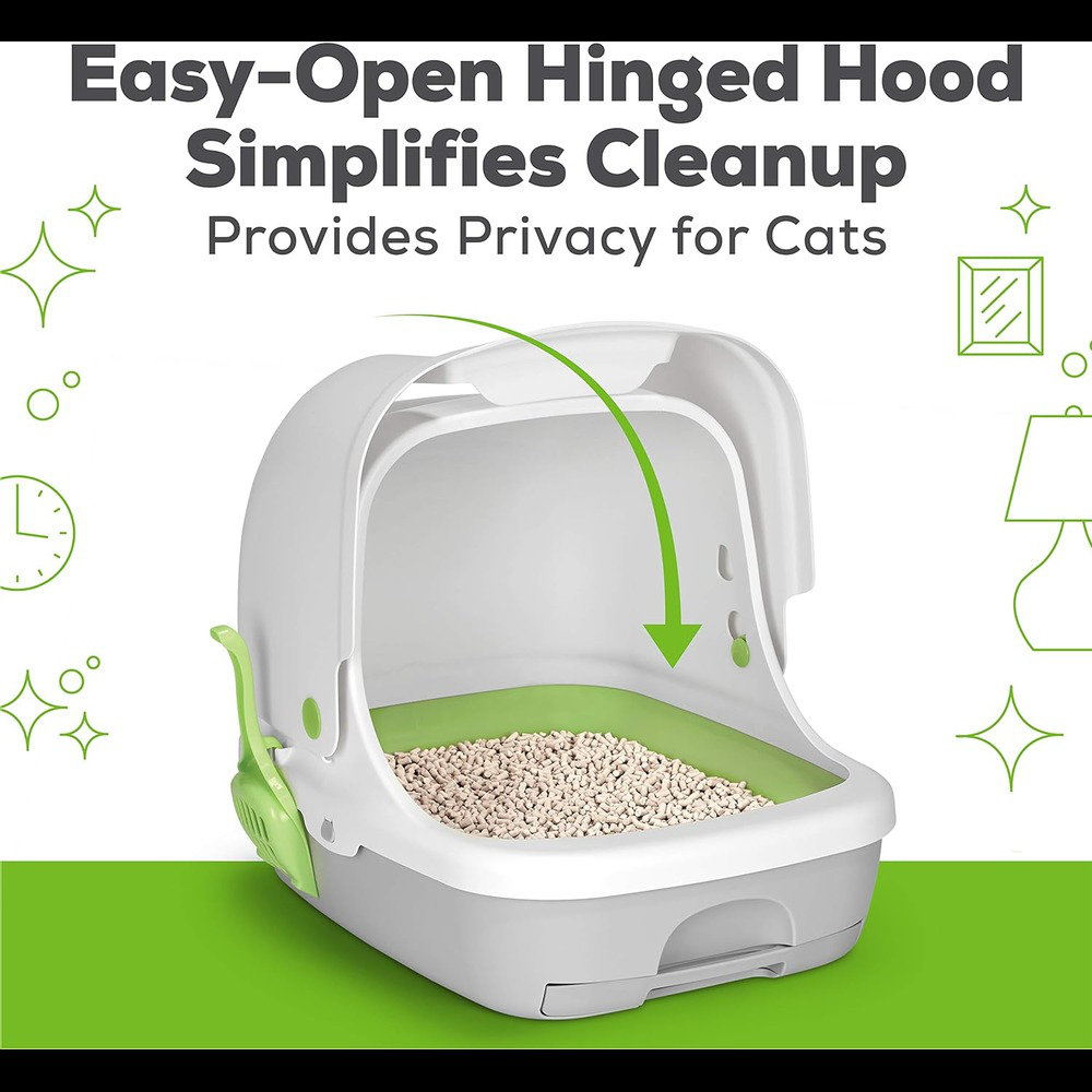 Tucker Murphy Pet™ Hooded Litter Box System, BREEZE Hooded System