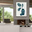 «Monochro bleu botanique croquis 8» par Anne Tavoletti, art mural sur toile-833200894