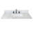 Tangular 37 Marble Material 1 Single Bathroom Vanity Top Yes Sink