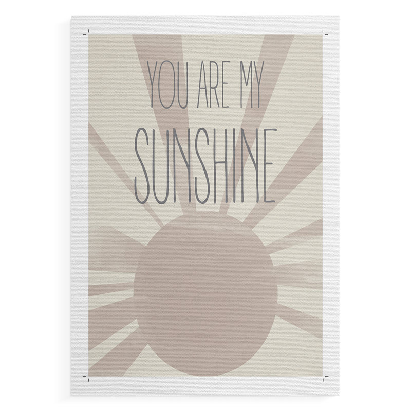 Sunshine -Canvas Print Only - NOT FRAMED