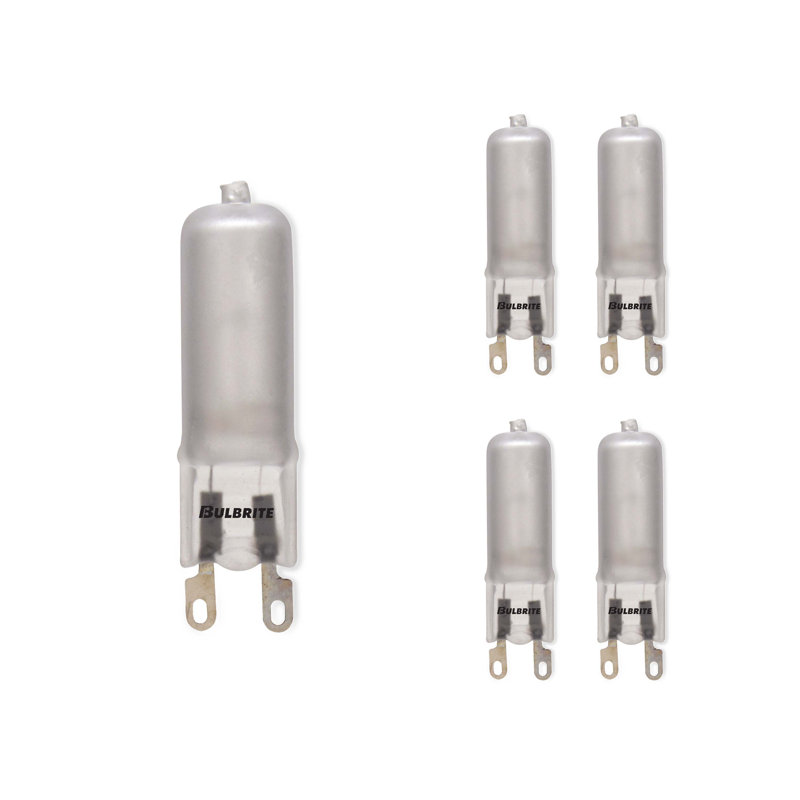 Ampoule halogène à intensité variable G9 givrée, 25W, 250