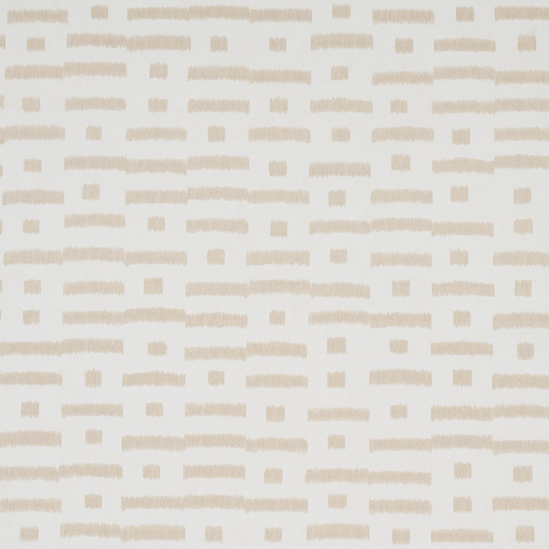 Schumacher Abstract Ikat Wallpaper Roll, Natural