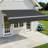 Retractable Patio Awning with Valance, Aluminum Frame, Polyester-123014870-123014871