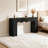 Wavy Edge Style Console Table-1383467016