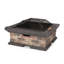 29”  SQUARE WOOD BURNING FIRE PIT