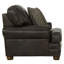 Aeryona Italian Leather Match Club Chair with 1 Accent Pillow Included