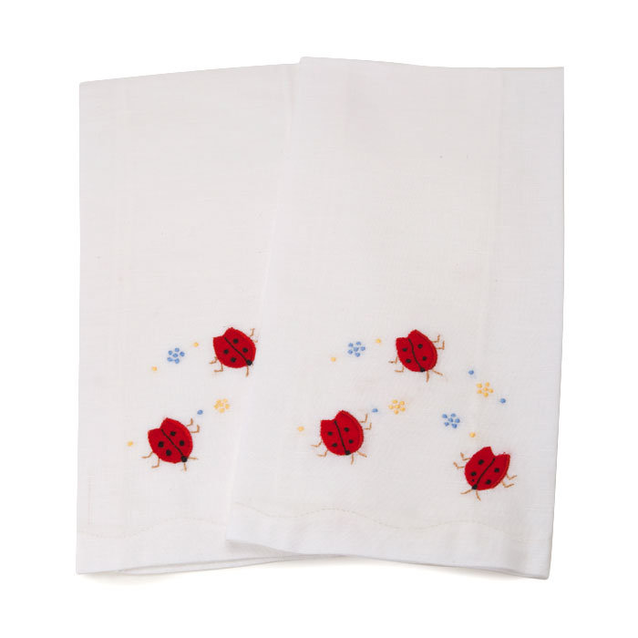 Ensemble de 2 serviettes en lin invité