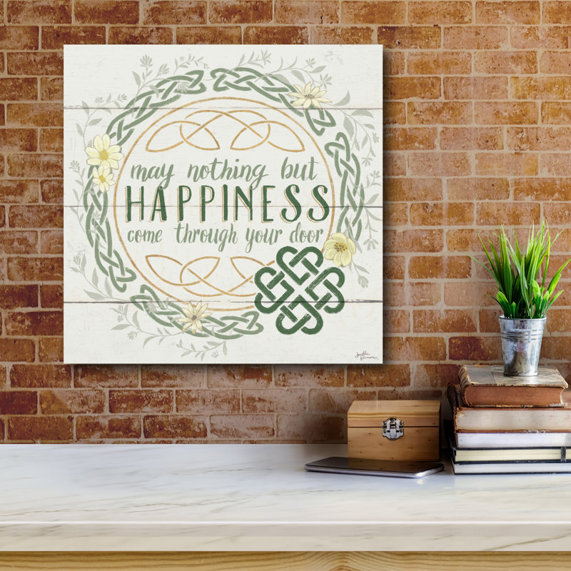Toile tendue avec galerie Irish Blessing, H 16 po x l 16 po x P 1,5 po