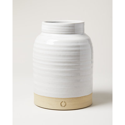 Milk Stoneware Table Vase