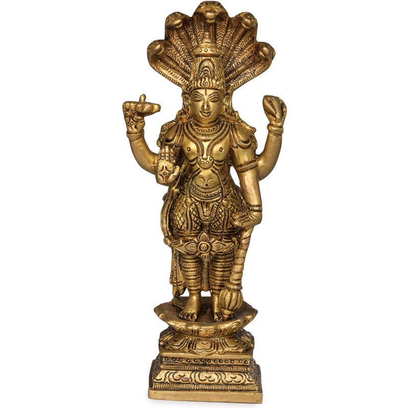 Lord Vishnu avec Sheshanaga