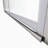 1 3/8" Adjustment,Universal Pivot Shower Door, With 1/4" Tempered Glass Finish-121415752