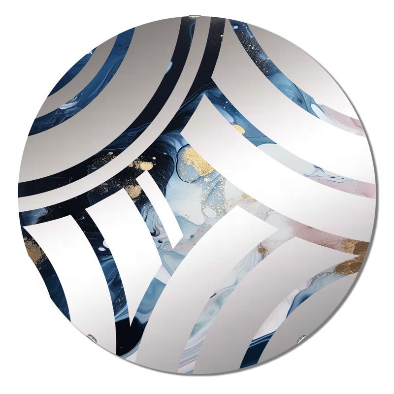 Miroir décoratif Faviola, 23,6 po x 23,6 po