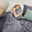 Couvre-lit en polyester et rayonne provenant de draps en bambou-110222900-110222907