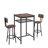 Bar Table, Equipped With 2 Bar Stools