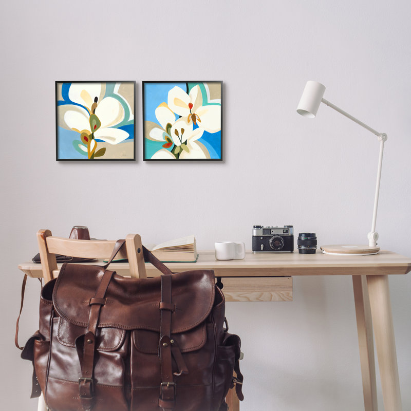 Ensemble de 2 reproductions d'art sur toile Stupell Industries par Liz Jardine, H 12 po x l 12 po x P 1,5 po