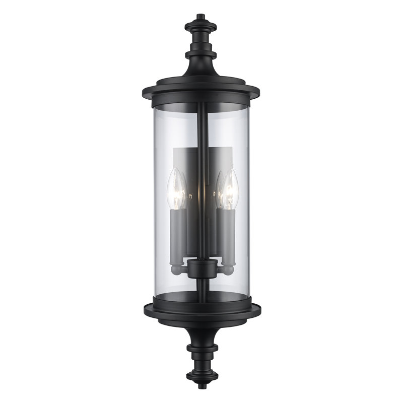 Applique murale d'extérieur 2 lumières Adeoye, H 24,7 po x l 7,7 po x P 9,8 po