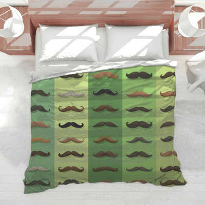 Édredon divers styles de moustache