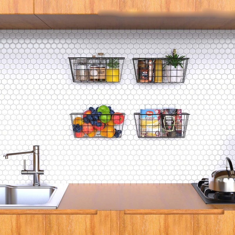 Hanging Kitchen Basket Rack