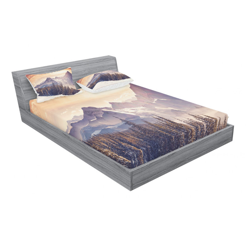 Microfiber Sheet Set, Queen Sheet Set with Fitted Sheet