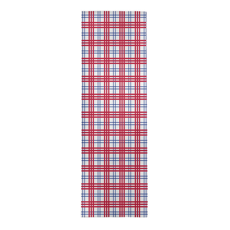 Plaid Indoor Rug, Runner 2'6" x 8'