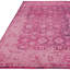 Ralph Vintage Bordered Pink Area Rug-109404532