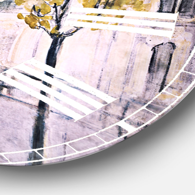 Horloge murale Swigart Love in Paris I, Grand