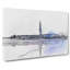 Seoul Skyline in South Korea in Abstract - Wrapped Canvas-831811407