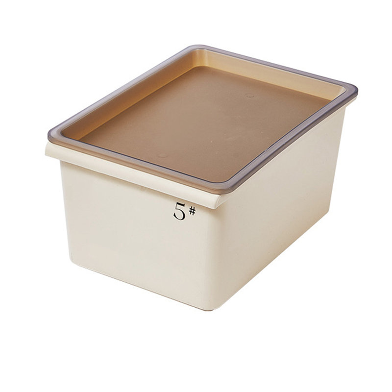 Closet Storage Bin, 1pcs Stackable Organizer With Lid, 1