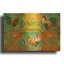 «Rooster Set 2» par Jean Plout, art mural en métal doré, 24 po x 16 po-482491275